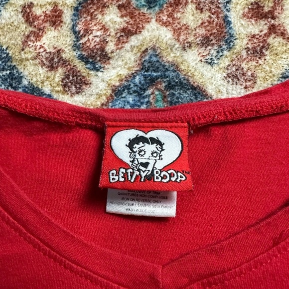 Vintage Betty Boop Misbehavin’ T-shirt Medium - Picture 3 of 6